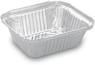 Wimex Aluminium bowl 470 ml, 149 × 123 × 47 mm, square - 100 pcs - Small Bowl