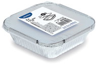Wimex Hliníková miska s víčkem 500 ml, 164 × 164 × 36 mm, hranatá - 5 sad - Small Bowl