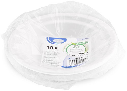 Wimex Miska z cukrové třtiny 400 ml, průměr 180 mm - 10 ks - Small Bowl - Main image