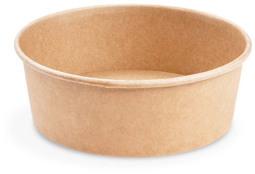 Wimex Paper bowl 1300 ml, diameter 185 mm, kraft - 50 pcs - Small Bowl - Main image