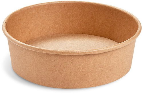 Wimex Paper bowl 500 ml, diameter 150 mm, kraft - 50 pcs - Small Bowl - Main image