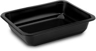 Wimex Sealing bowl 1D PP black 227 × 178 × 50 mm, 50 pcs - Disposable Food Containers