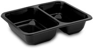 Wimex 2D PP sealing bowl black 227 × 178 × 50 mm, 50 pcs - Disposable Food Containers