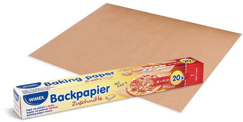 Wimex Baking paper in sheet 38 × 42 cm, brown, 20 pcs - Baking Paper - Main image