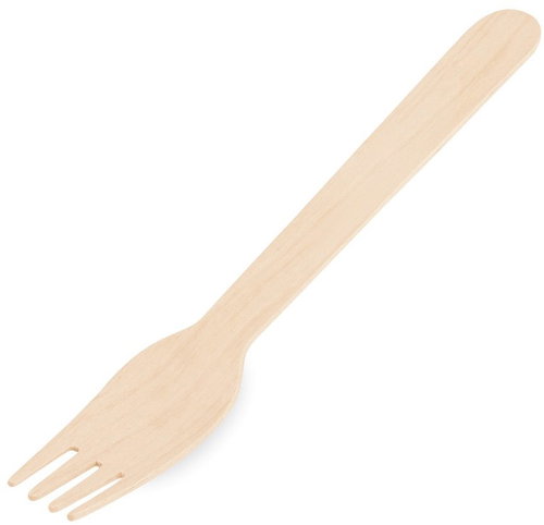 Wimex Holzgabel 16 cm - 100 Stück - Essgabel - Hauptbild