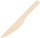 Wooden knife 16,5 cm - 100 pcs