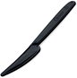 Dining Knife Wimex Plastový nůž 18,5 cm, znovupoužitelný, černý - 50 ks - Příborový nůž