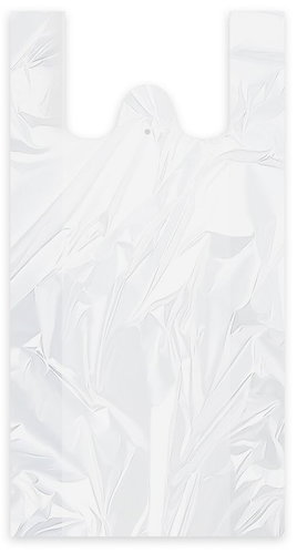 Wimex - HDPE Bag 24+11 × 44cm, 4kg, White - 100pcs - Plastic Bags - Main image