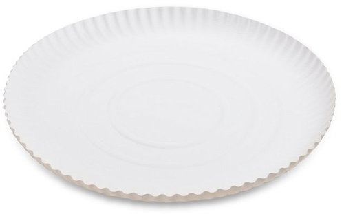 Wimex Paper plate diameter 24 cm, deep, white - 50 pcs - Set of Plates - Main image