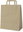 Bag with flat handle, 32+16 × 39 cm, brown, 50 pcs