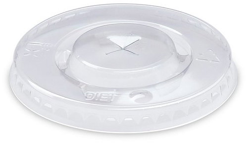Wimex Lid for cup with cross hole for straw, diameter 90 mm - 100 pcs - Cap - Main image