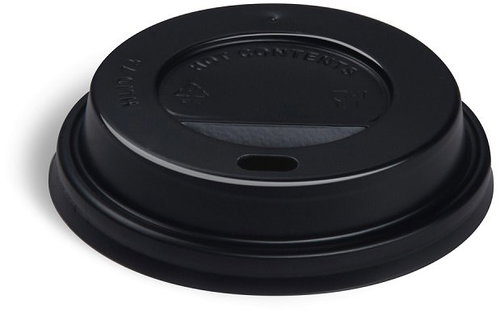 Wimex Cap for cup, convex, diameter 73 mm, black - 100 pcs - Cap - Main image