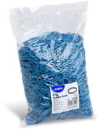Wimex rubber bands 1 mm width, diameter 2 cm, blue - 1 kg - Hair Accessories