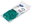 Bands 1 mm wide, diameter 4 cm, green - 50 g
