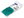 Bands, width 1 mm, diameter 5 cm, green - 50 g