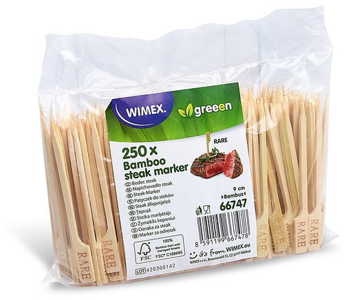 Wimex Bamboo spike RARE 9 cm, 250 pcs - Toothpicks - Main image