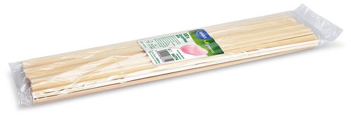 Wimex Bamboo skewers for cotton candy 4 × 4 mm × 40 cm, 100 pcs - Wooden Skewers - Main image