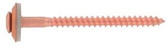 WT WINTECH Clamp screw + EPDM, TX20 4,5 × 80 A2, CU 200 pcs - Self-Tapping Screws - Main image