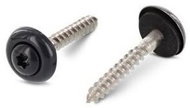 WT WINTECH Plumbing screw + EPDM, Anthracite RAL 7016 4,5 × 25 A2 200 pcs - Self-Tapping Screws