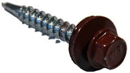 WT WINTECH Roof screw + EPDM 4,8 × 20 mm, self-drilling Brick brown RAL 3009 200 pcs - Self-Tapping Screws