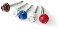 WT WINTECH Roof screw + EPDM 4,8 × 20 mm, self drilling Red RAL 3011 200 pcs - Self-Tapping Screws