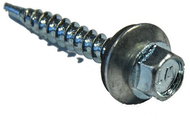 WT WINTECH Roof screw + EPDM 4,8 × 32 ZB red self drilling drill 200 pcs - Self-Tapping Screws