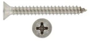WT WINTECH Sheet metal screw 4,8 × 38 DIN 7982C A2 500 pcs - Self-Tapping Screws - Main image