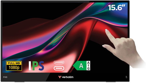 15,6" VERBATIM PMT-15,6 LIGHT - Monitor - Hauptbild