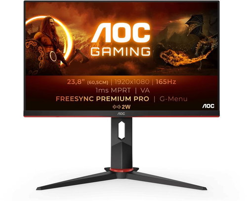24" AOC 24G2SAE/BK Gaming - Monitor - Main image