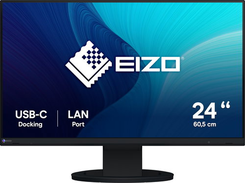 24" EIZO FlexScan EV2490-BK - Monitor - Main image