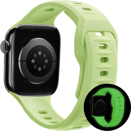 WOWME Glow pro for Apple Watch 44mm / 45mm / 46mm / Ultra 49mm Green - Watch Strap - Main image