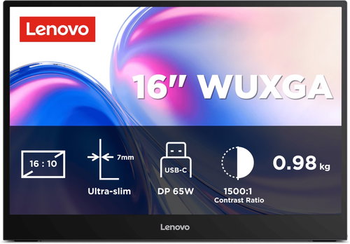 16" Lenovo L16 Main image 16" Lenovo L16 - Monitor - Main image