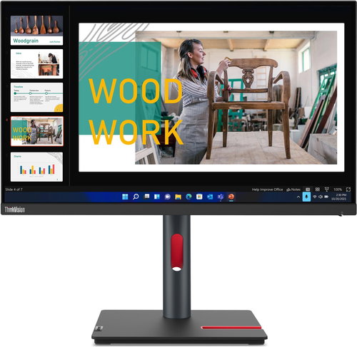 23,8" Lenovo ThinkVision P24q-30 - Monitor - Fő fotó