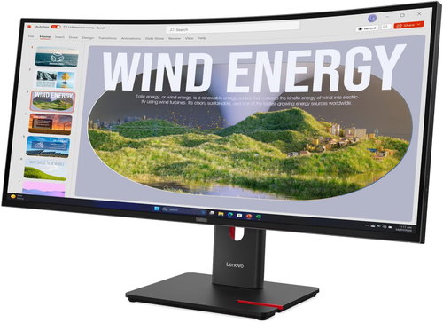 34" Lenovo ThinkVision T34w-30 - Monitor - Hauptbild