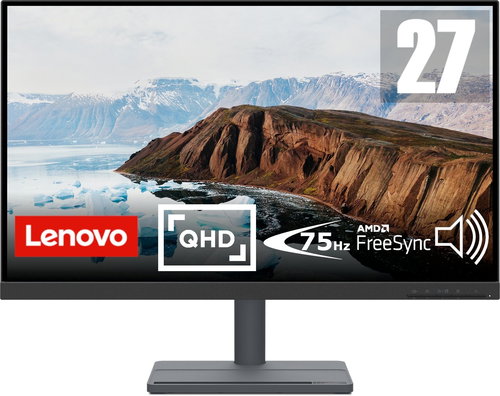 27" Lenovo L27q-35 Hauptbild 27" Lenovo L27q-35 - LCD Monitor - Hauptbild