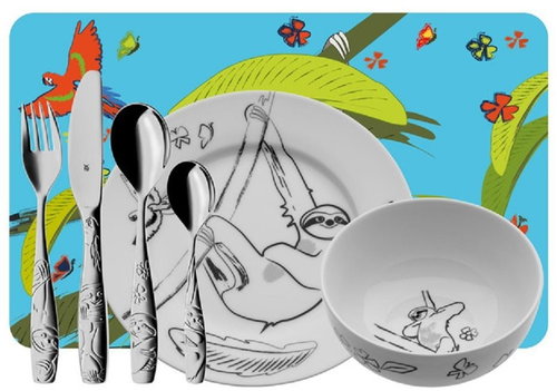WMF 1286069964 Sloth 7 pcs - Children's Dining Set - Main image