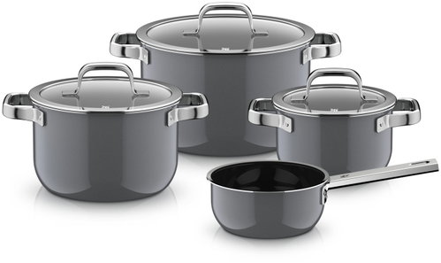 WMF Sada hrnců 4 ks Fusiontec Mineral Pro platinum 0518825290 - Kitchenware Set - Main image
