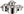 Set of 4 pots FUNCTION red 760046380