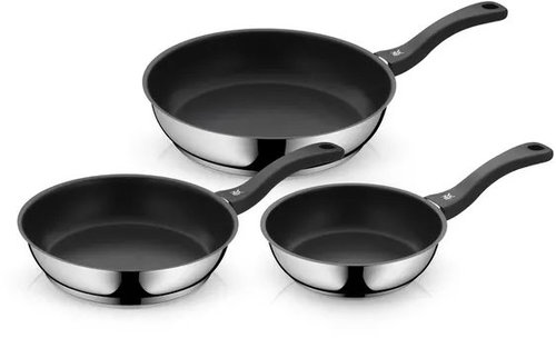 WMF Sada pánví 3 ks 20, 24 a 28 cm DEVIL, nerezová - Pan Set - Main image
