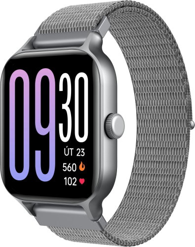 WOWME Prisma+ GPS (44mm) Hvězdně stříbrné Hlavní obrázek WOWME Prisma+ GPS (44mm) Hvězdně stříbrné - Chytré hodinky - Hlavní obrázek
