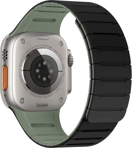 WowME Magnetic Loop pro Apple Watch 42mm / 44mm / 45mm / Ultra 49mm black - Watch Strap - Main image