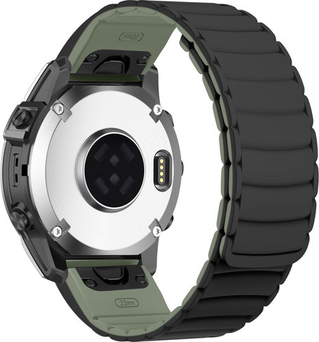 WowME Magnetic Loop pro Garmin QuickFit 26mm black - Watch Strap - Main image