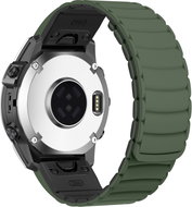 WowME Magnetic Loop pro Garmin QuickFit 26mm Olive Green - Watch Strap