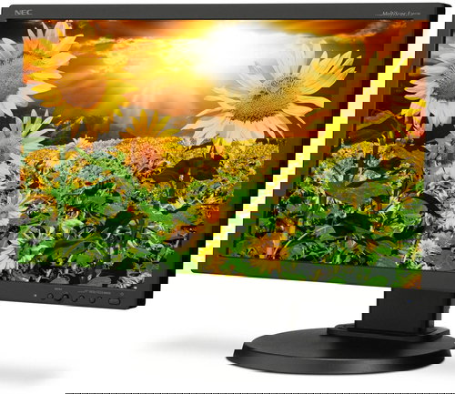 20" NEC MultiSync LED E201W E201W black - LCD Monitor - Main image