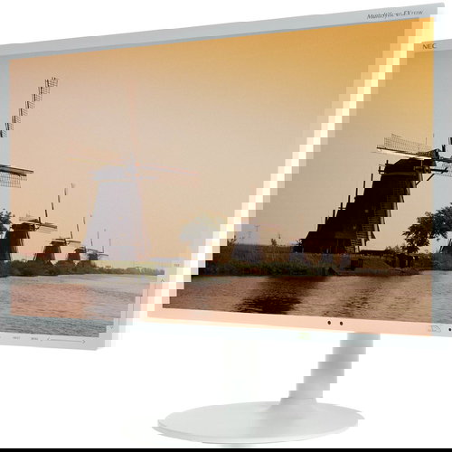 23" NEC AccuSync LED EX231W white - LCD Monitor - Main image