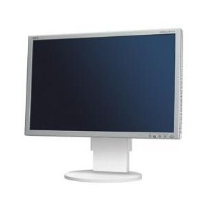 23" NEC MultiSync LCD EA241WM silver-white - LCD Monitor - Main image