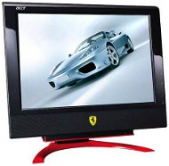 20" LCD TV Acer Ferrari F-20 CB, 800:1 kontrast, 300cd/m2, 8ms, 1680x1050, DVI, AV, repro, TCO99 - Television