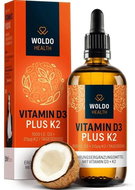 WoldoHealth Vitamin D3+K2 50 ml - Vitamins