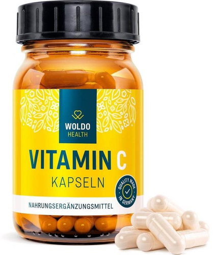 WoldoHealth Vitamin C 120 capsules - Vitamin C - Main image