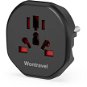 Cestovní adaptér Wontravel WL-09 - UK, AUS, US -> EU; černý - Cestovní adaptér